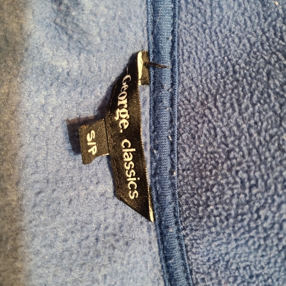 🌟Snowflake Blue Fleece Zippered Jacket Size Small - Picture 3 of 9